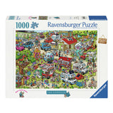 Ravensburger jigsaw puzzle Holiday Resort 1: The Campsite, 1000st.