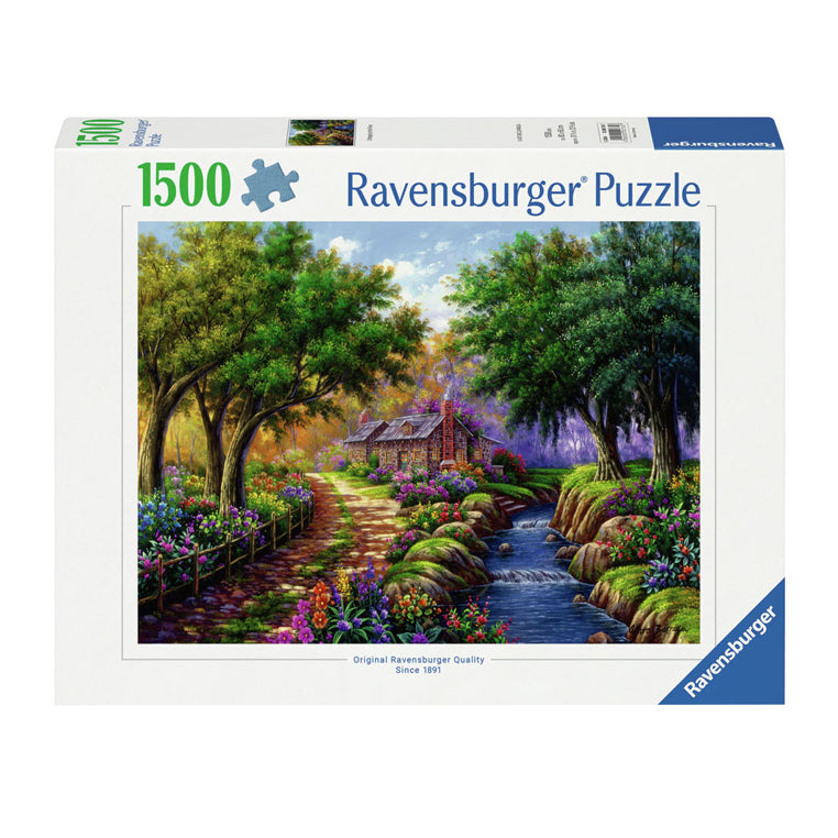 Ravensburger Jigsaw Puzzle Cottage à la rivière, 1500e.