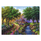 Ravensburger Jigsaw Puzzle Cottage à la rivière, 1500e.