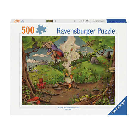 Puzzle Ravensburger chez la sorcière de la forêt - puzzle - 500 pièces