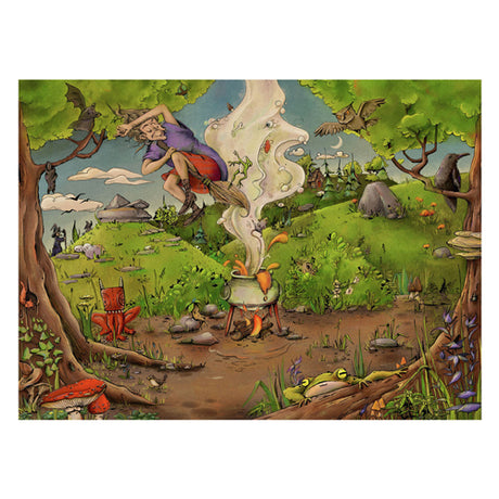 Puzzle Ravensburger chez la sorcière de la forêt - puzzle - 500 pièces