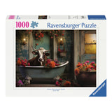 Ravensburger Jigsaw Puzzle krowa w wannie, 1000st.