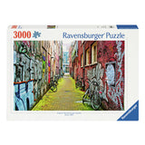 Puzzle de puzzle de la rue Ravensburger à Amsterdam, 3000st.