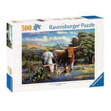 Ravensburger Jigsaw Puzzle Loving Longhorns, 500st.