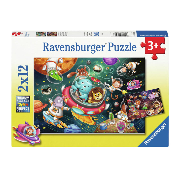 Ravensburger Puzzle Puzzle Animaux dans la pièce, 12e.