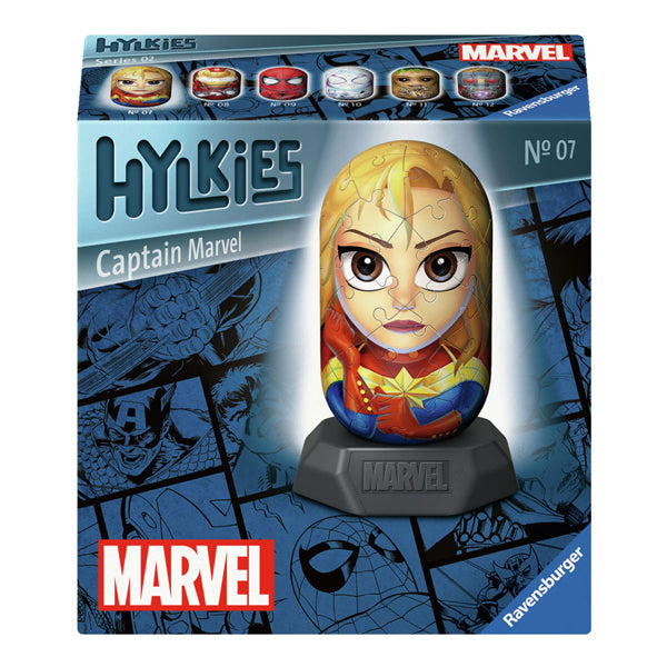 Ravensburger 3D Puzzle Hylkies Captain Marvel, 54st.