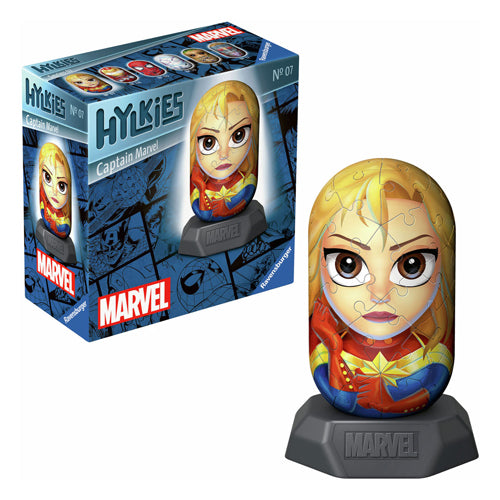 Ravensburger 3D Puzzle Hylkies Captain Marvel, 54st.