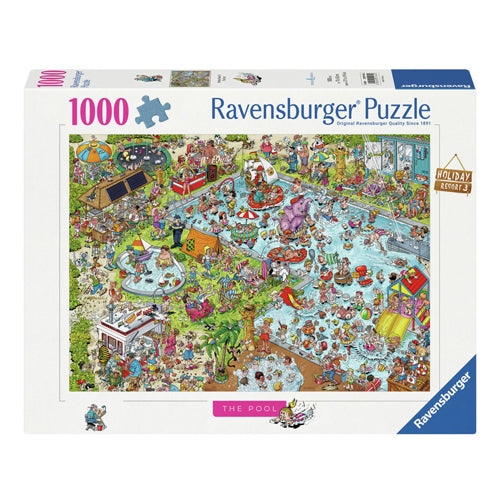 Ravvensburger Jigsaw Puzzle Holiday Resort 3: The Pool, 1000st.