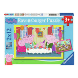 Ravensburger Jigsaw Puzzle Peppa Świnia Peppa, 2x12 PCS.