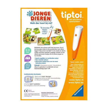 Ravensburger tiptoi mes jeunes animaux - jeu interactif pour 1-4 ans -
