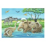 Ravensburger Puzzle junger Tiere aus der ganzen Welt, 2x12 PCs.