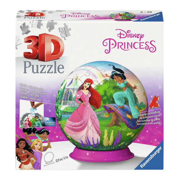 Ravensburger 3D Puzzle Ball Prinzessin, 72.