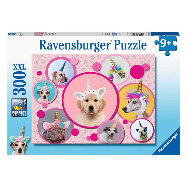 Ravensburger Jigsaw Puzzle xxl simpatični samorožni psi, 300st.