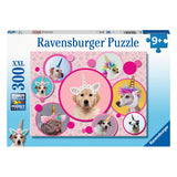 Ravensburger Jigsaw Puzzle xxl simpatični samorožni psi, 300st.