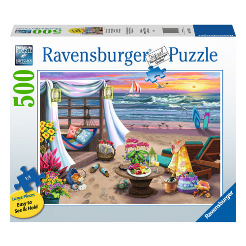 Ravensburger legpuzzel strandavond, 500st.