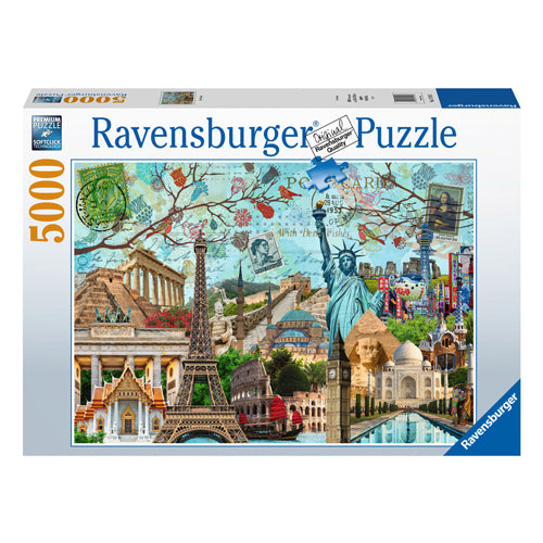 Ravensburger igra Puzzle City Colrage, 5000st.