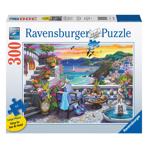 Ravensburger Jigsaw Puzzle Santorini Sunset, 300º.