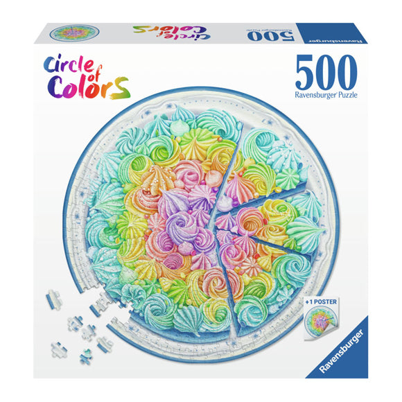 Ravensburger Jigsaw Puzzle Around Rainbow Cake, 500st.