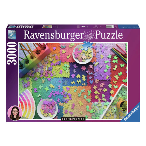 Ravensburger Jigsaw Puzzle Karen puster på gåter, 3000st.