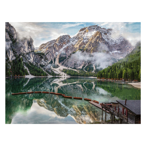 Ravensburger Jigsaw Puzzle Italijanske pokrajine Lake Braies, 1500st.