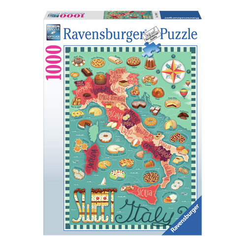 Ravensburger Jigsaw Puzzle Folder of Italy Sweet, 1000st.