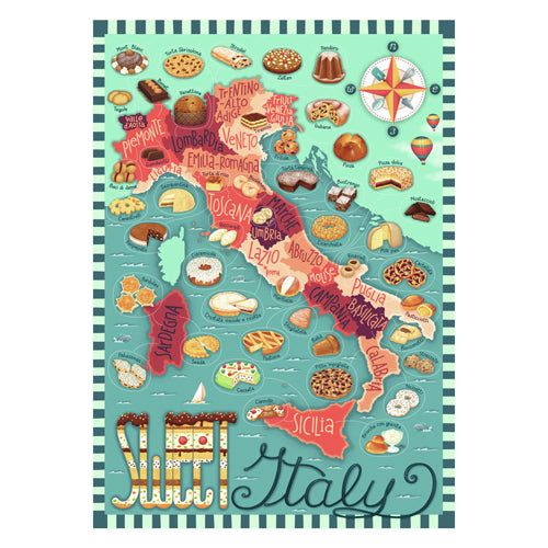 Ravensburger Jigsaw Puzzle Folder of Italy Sweet, 1000st.