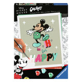 Ravensburger Creart Painting en número - H es para Happy Mickey Mouse