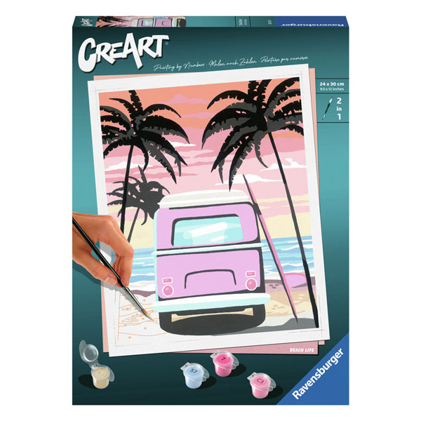 Ravensburger Crerec Painting at Numer - Beach Life