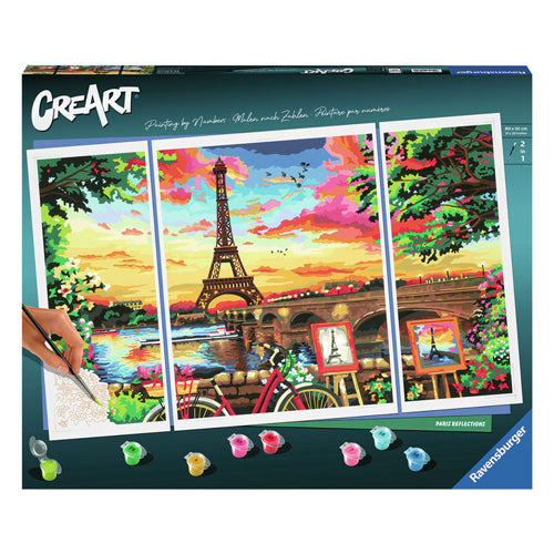 Ravensburger creart schilderen op nummer paris reflections