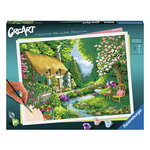 Ravensburger creart schilderen op nummer cottage garden