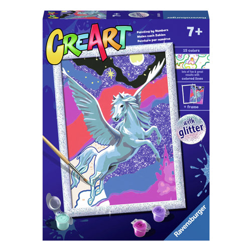 Ravensburger Crart Målning vid nummer kraftfull Pegasus