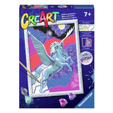 Ravensburger Crart Målning vid nummer kraftfull Pegasus