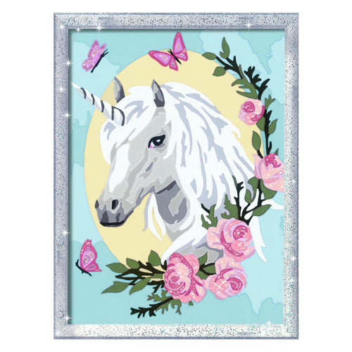 Portrait de licorne Ravensburger creart - peinture par numéro pour enfants