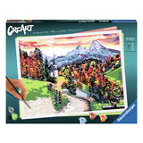 Ravensburger Creart slika na številki čudovita bavarska