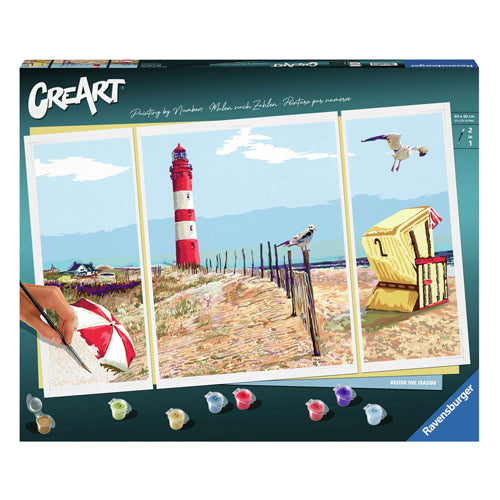 Ravensburger Creart peinture au numéro - à côté du bord de la mer