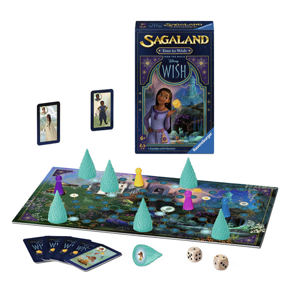 Disney Wish Wish Sagaland Pocket Board Game