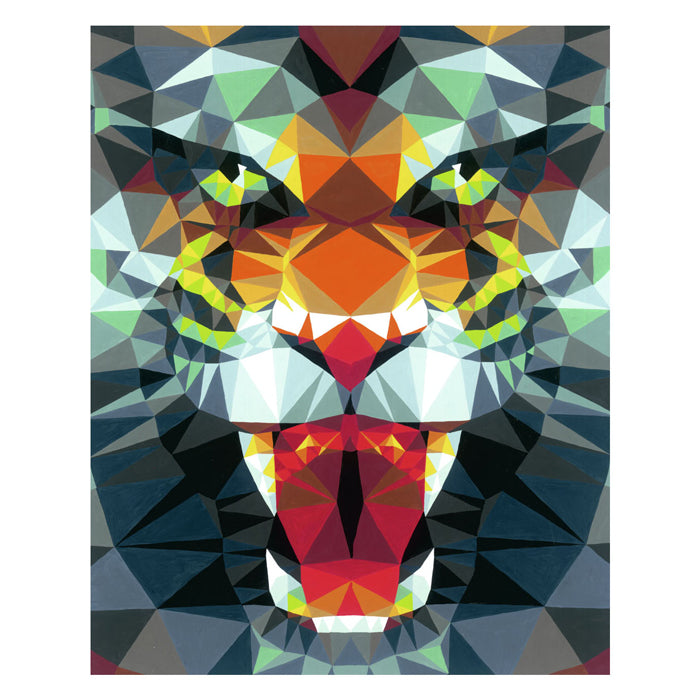 Ravensburger Crart Målning vid nummer Polygon Tiger