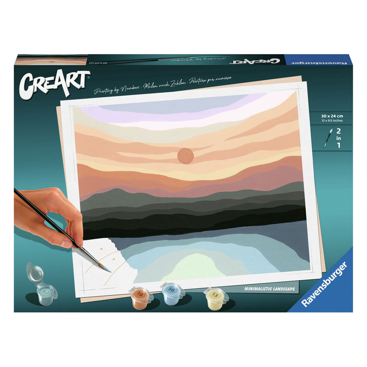 Ravensburger Creart peinture au nombre - Paysage minimaliste