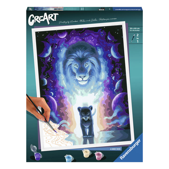 Ravensburger Creart peinture au numéro Lion Jojoesart