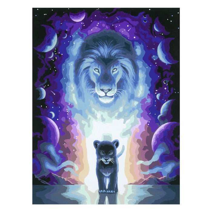 Ravensburger Creart peinture au numéro - Lion Jojoesart