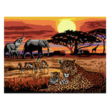 Ravensburger Creart Painting au numéro - Paysages de Savannah