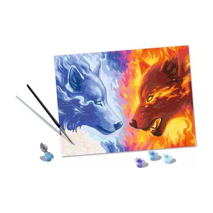 Ravensburger Creart peinture au numéro - feu et glace