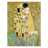 Ravensburger Creart Painting at Song the Kiss Klimt