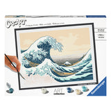 Ravensburger creart schilderen op nummer hoksusai: the great wave