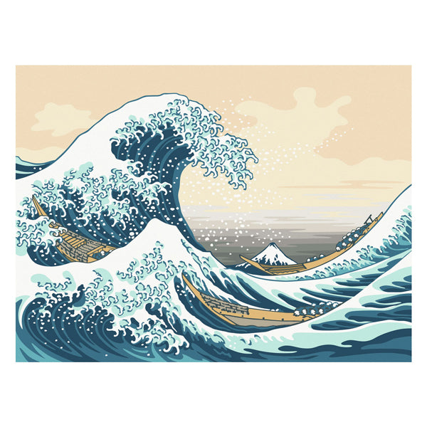 Ravensburger Creart Peinture sur Song Hoksusai: The Great Wave