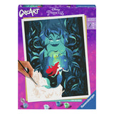 Ravensburger Creart Pintura por el número Ariel y Ursula