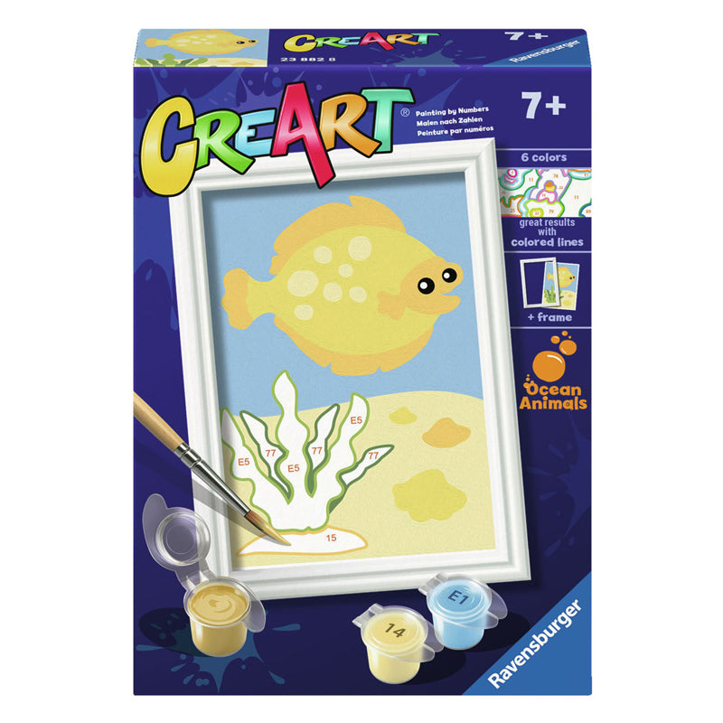 Ravensburger Creart Maleri ved nummer - trendy fisk