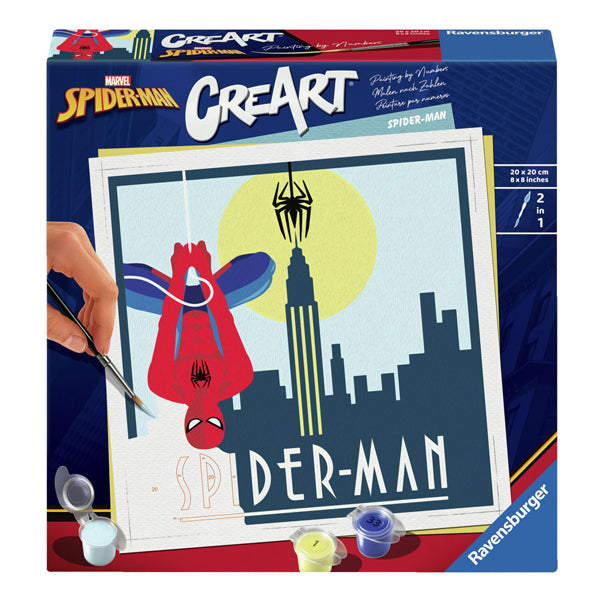 Ravensburger Crart Målning på Number Marvel Spiderman