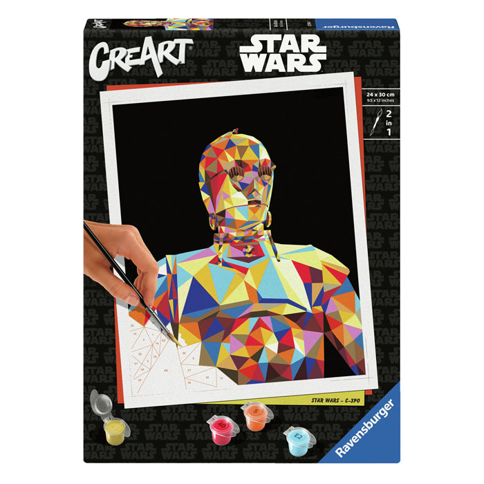 Ravensburger Crart Målning av Number Star Wars C-3PO