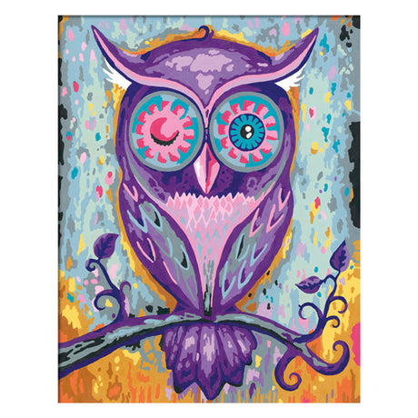Ravensburger peinture créative par numéro - hibou rêveur
